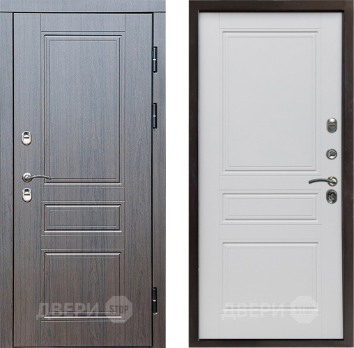 Входная металлическая Дверь Престиж TERMO с терморазрывом Классика Классика Белый матовый в Котельниках