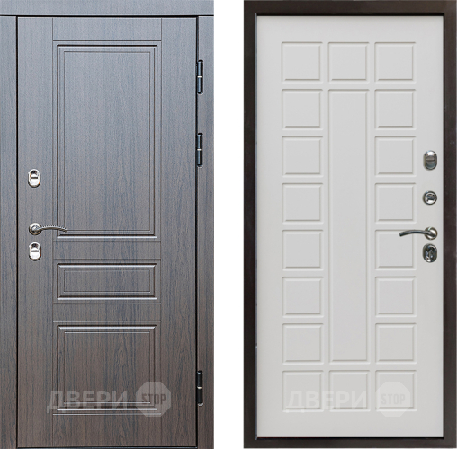 Входная металлическая Дверь Престиж TERMO с терморазрывом Классика Престиж Бежевый мат в Котельниках