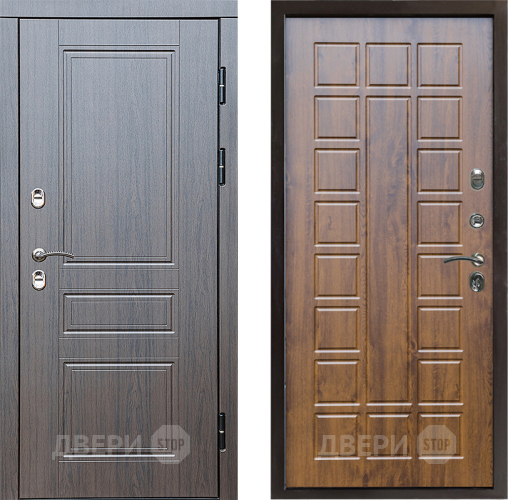 Входная металлическая Дверь Престиж TERMO с терморазрывом Классика Престиж Дуб в Котельниках