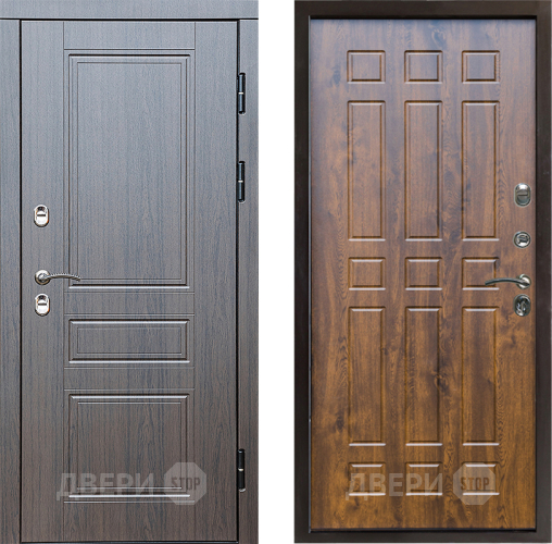 Входная металлическая Дверь Престиж TERMO с терморазрывом Классика Спарта Дуб в Котельниках