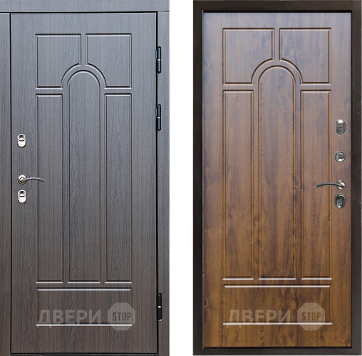 Входная металлическая Дверь Престиж TERMO с терморазрывом Арка Арка Дуб в Котельниках