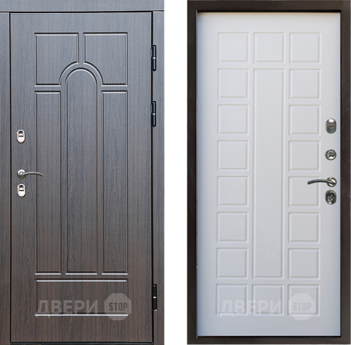 Входная металлическая Дверь Престиж TERMO с терморазрывом Арка Престиж Белое дерево в Котельниках