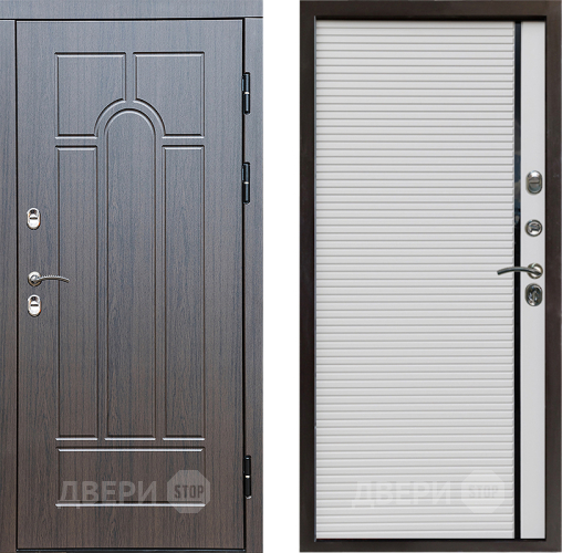 Входная металлическая Дверь Престиж TERMO с терморазрывом Арка Porte Белый в Котельниках