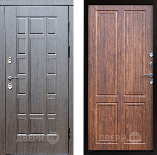 Входная металлическая Дверь Престиж TERMO с терморазрывом Престиж Премиум Орех светлый в Котельниках