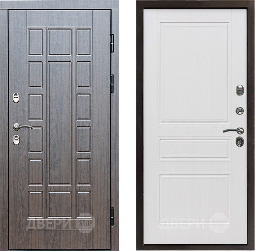 Входная металлическая Дверь Престиж TERMO с терморазрывом Престиж Классика Белое дерево в Котельниках
