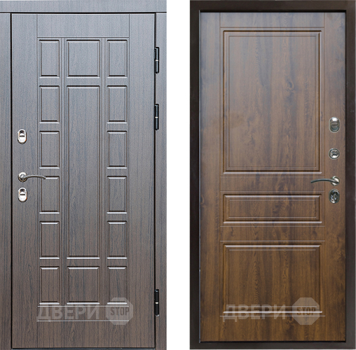 Входная металлическая Дверь Престиж TERMO с терморазрывом Престиж Классика Дуб в Котельниках