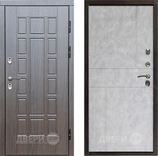 Дверь Престиж TERMO с терморазрывом Престиж Горизонт Бетон светлый в Котельниках