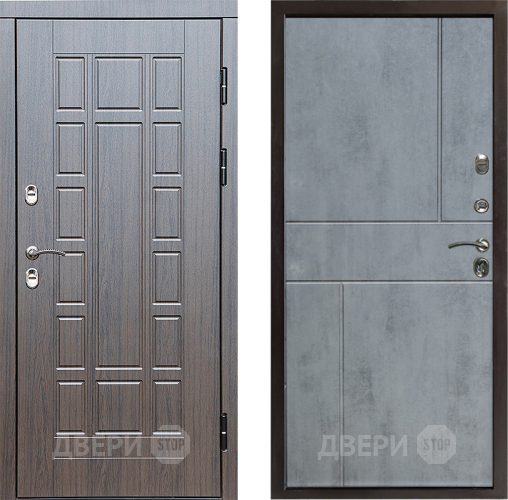 Входная металлическая Дверь Престиж TERMO с терморазрывом Престиж Горизонт Бетон темный в Котельниках