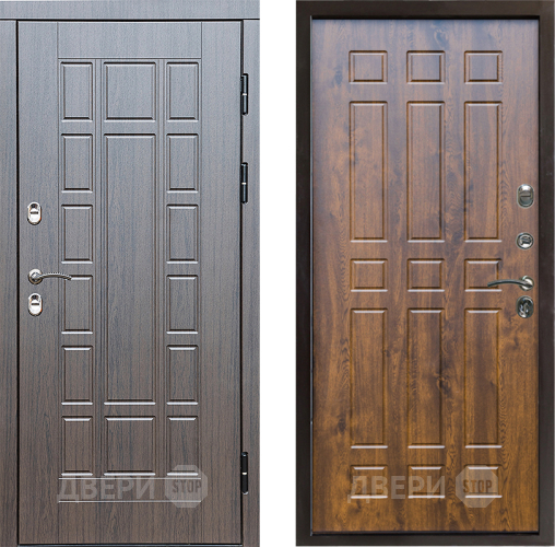 Входная металлическая Дверь Престиж TERMO с терморазрывом Престиж Спарта Дуб в Котельниках