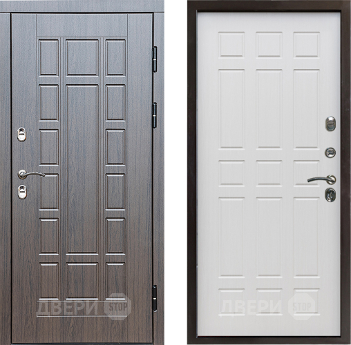 Входная металлическая Дверь Престиж TERMO с терморазрывом Престиж Спарта Лиственница белая в Котельниках