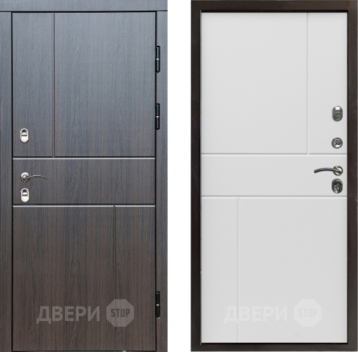 Входная металлическая Дверь Престиж TERMO с терморазрывом Горизонт Венге Горизонт Бетон белый в Котельниках