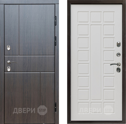 Входная металлическая Дверь Престиж TERMO с терморазрывом Горизонт Венге Престиж Бежевый мат в Котельниках