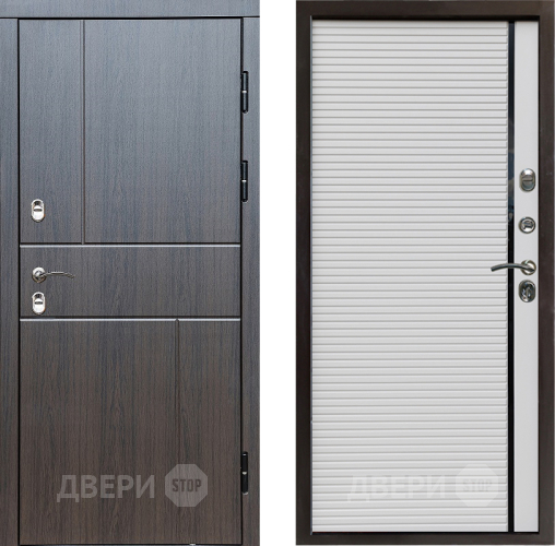 Входная металлическая Дверь Престиж TERMO с терморазрывом Горизонт Венге Porte Белый в Котельниках