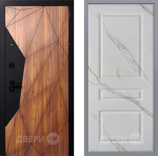 Дверь Заводские двери Морра Стокгольм Мрамор белый в Котельниках