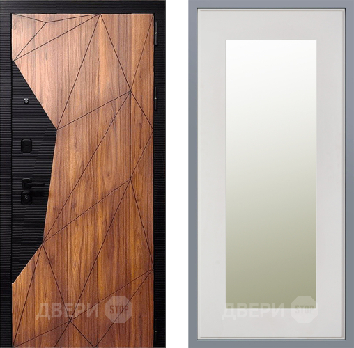 Дверь Заводские двери Морра Зеркало Модерн Белый софт в Котельниках