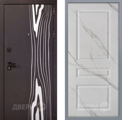 Дверь Заводские двери Леванте Стокгольм Мрамор белый в Котельниках