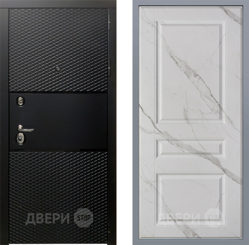 Дверь Заводские двери Тефлон Стокгольм Мрамор белый в Котельниках