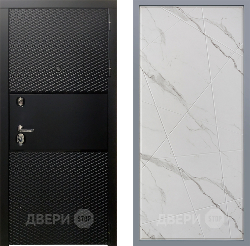 Дверь Заводские двери Тефлон Флитта Мрамор белый в Котельниках