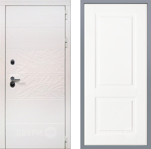 Дверь Заводские двери Дэко Вайт Доррен Белый софт в Котельниках