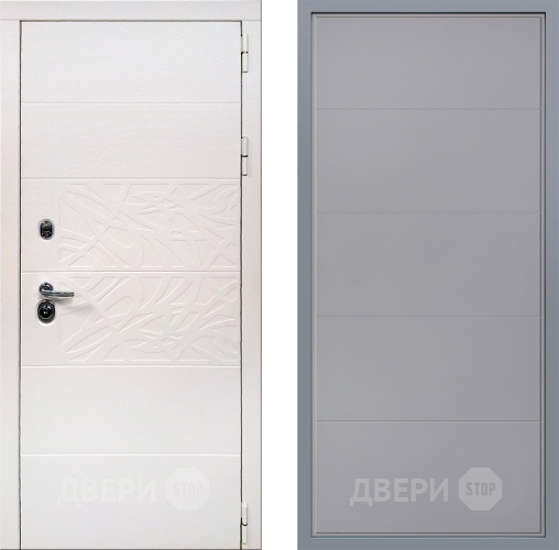 Дверь Заводские двери Дэко Вайт Тривия Грей софт в Котельниках