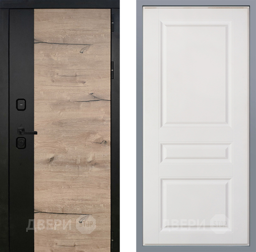 Дверь Заводские двери Ларте Стокгольм Белый софт в Котельниках