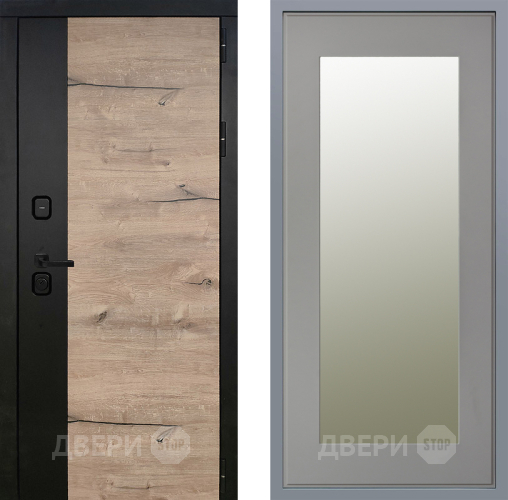 Дверь Заводские двери Ларте Зеркало Модерн Грей софт в Котельниках