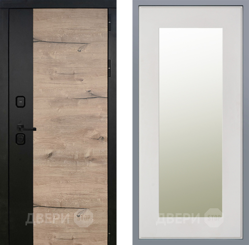 Дверь Заводские двери Ларте Зеркало Модерн Белый софт в Котельниках