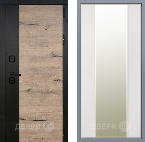 Дверь Заводские двери Ларте Зеркало Макси Белый матовый в Котельниках