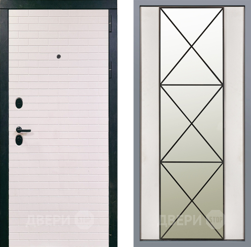 Дверь Заводские двери Сохо Зеркало Перфекто Структурное дерево в Котельниках