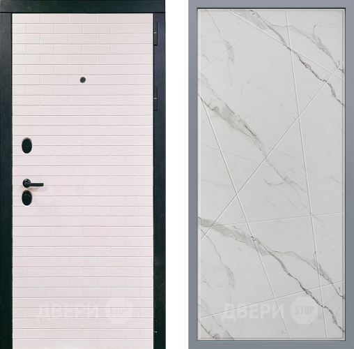 Дверь Заводские двери Сохо Флитта Мрамор белый в Котельниках