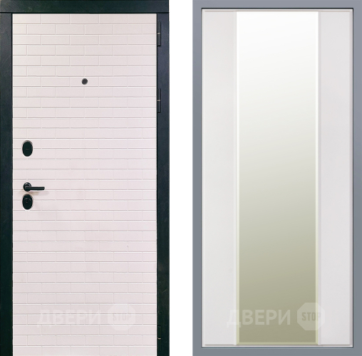 Дверь Заводские двери Сохо Зеркало Макси Белый матовый в Котельниках