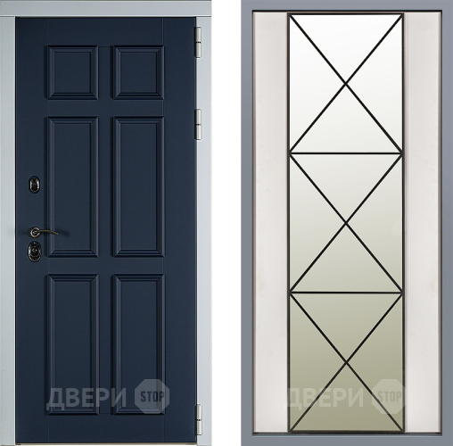 Дверь Заводские двери Стокгольм Зеркало Перфекто Структурное дерево в Котельниках