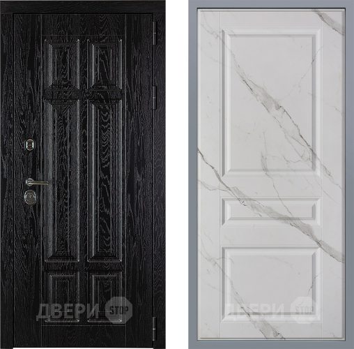 Дверь Заводские двери Мюнхен Стокгольм Мрамор белый в Котельниках