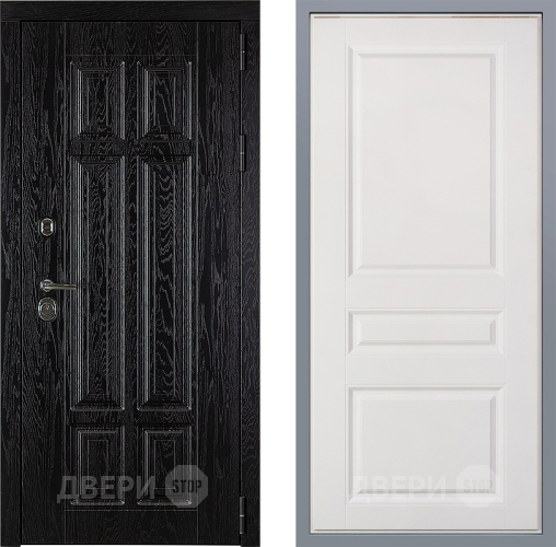 Дверь Заводские двери Мюнхен Стокгольм Белый софт в Котельниках