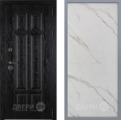 Дверь Заводские двери Мюнхен Флитта Мрамор белый в Котельниках