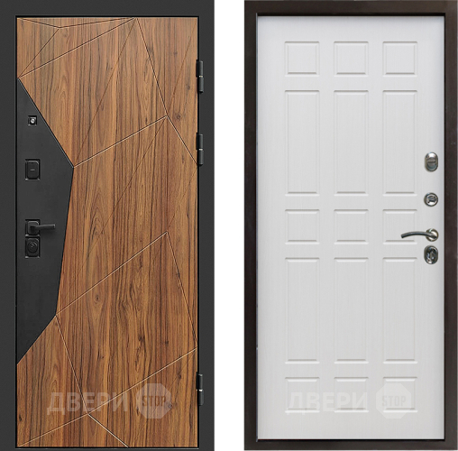 Входная металлическая Дверь Престиж Avangard Спарта Лиственница белая в Котельниках