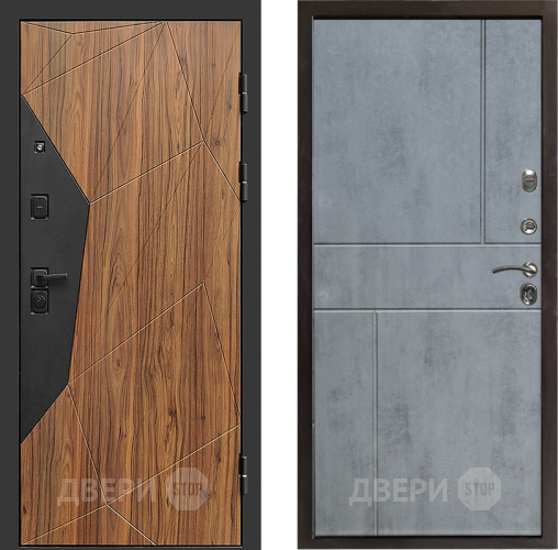 Входная металлическая Дверь Престиж Avangard Горизонт Бетон темный в Котельниках