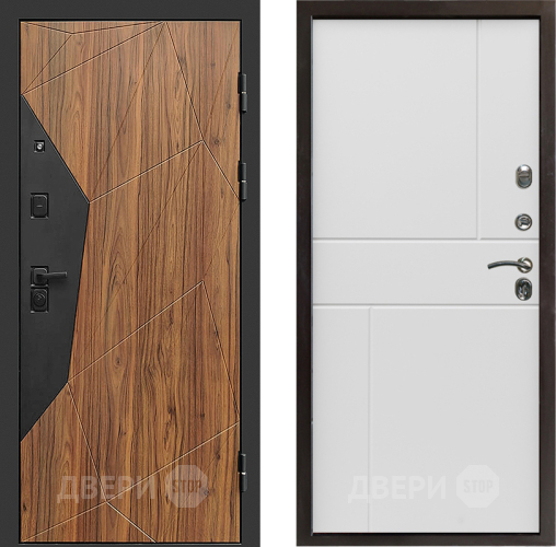 Входная металлическая Дверь Престиж Avangard Горизонт Бетон белый в Котельниках