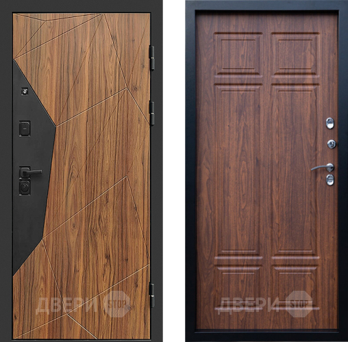 Входная металлическая Дверь Престиж Avangard Премиум Орех темный в Котельниках
