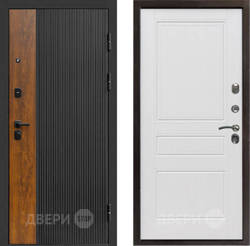 Входная металлическая Дверь Престиж Prestizh Классика Белое дерево в Котельниках