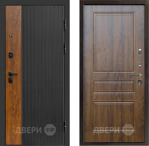 Входная металлическая Дверь Престиж Prestizh Классика Дуб в Котельниках