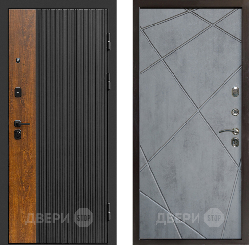 Дверь Престиж Prestizh Лучи Бетон темный в Котельниках