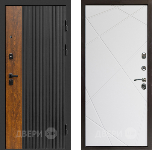 Входная металлическая Дверь Престиж Prestizh Лучи Бетон белый в Котельниках