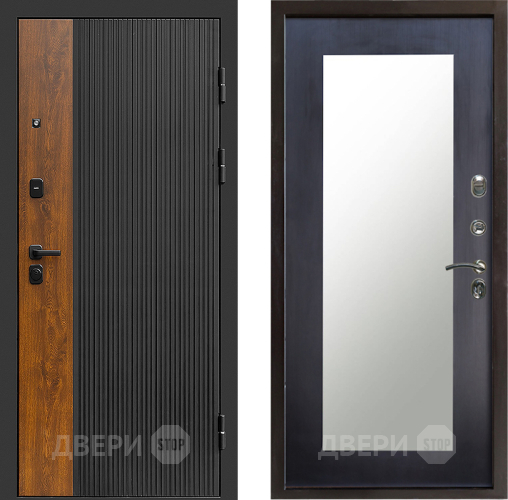 Входная металлическая Дверь Престиж Prestizh Зеркло Пастораль Венге в Котельниках