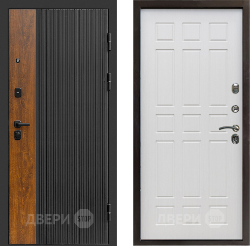 Входная металлическая Дверь Престиж Prestizh Спарта Лиственница белая в Котельниках