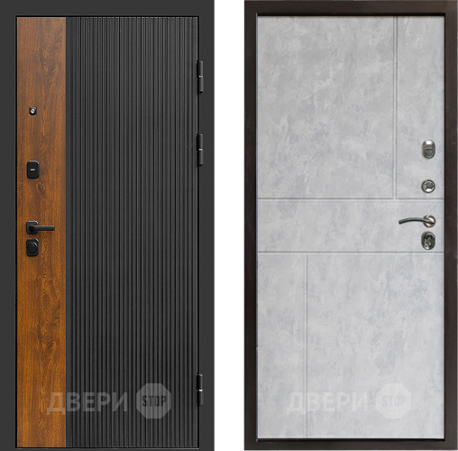 Входная металлическая Дверь Престиж Prestizh Горизонт Бетон светлый в Котельниках