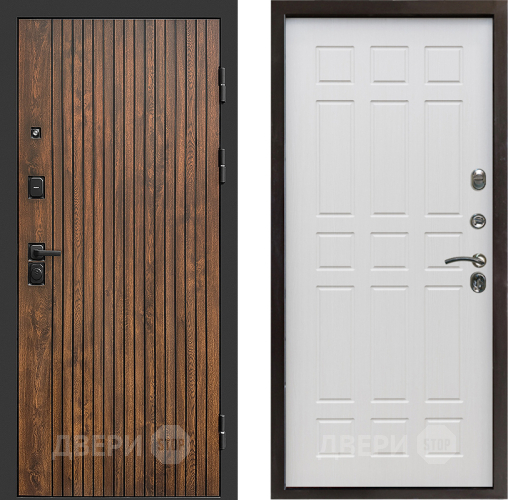 Входная металлическая Дверь Престиж Tvist Спарта Лиственница белая в Котельниках