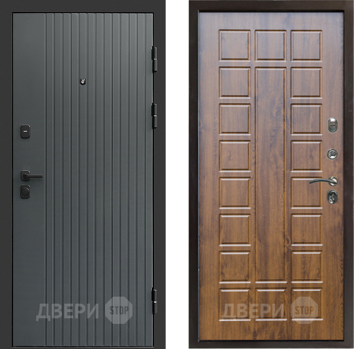 Входная металлическая Дверь Престиж Tvist Grey Престиж Дуб в Котельниках