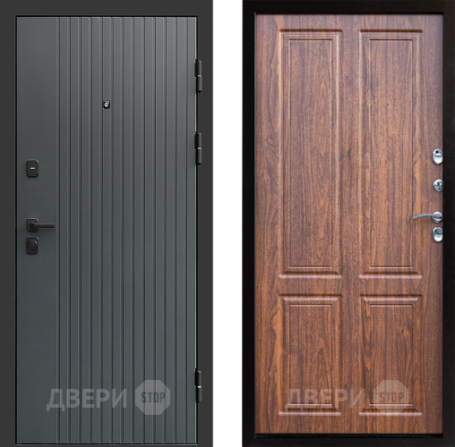 Входная металлическая Дверь Престиж Tvist Grey Премиум Орех светлый в Котельниках