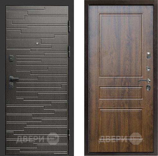Входная металлическая Дверь Престиж Rivera Классика Дуб в Котельниках